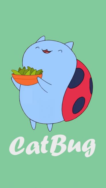 Rooster Teeth Catbug iPhone Wallpaper