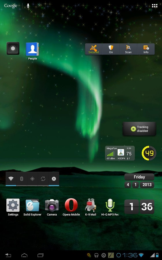 Aurora Borealis Lwp Screenshot