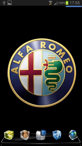 Bigger Alfa Romeo Logo Live Wallpaper For Android Screenshot