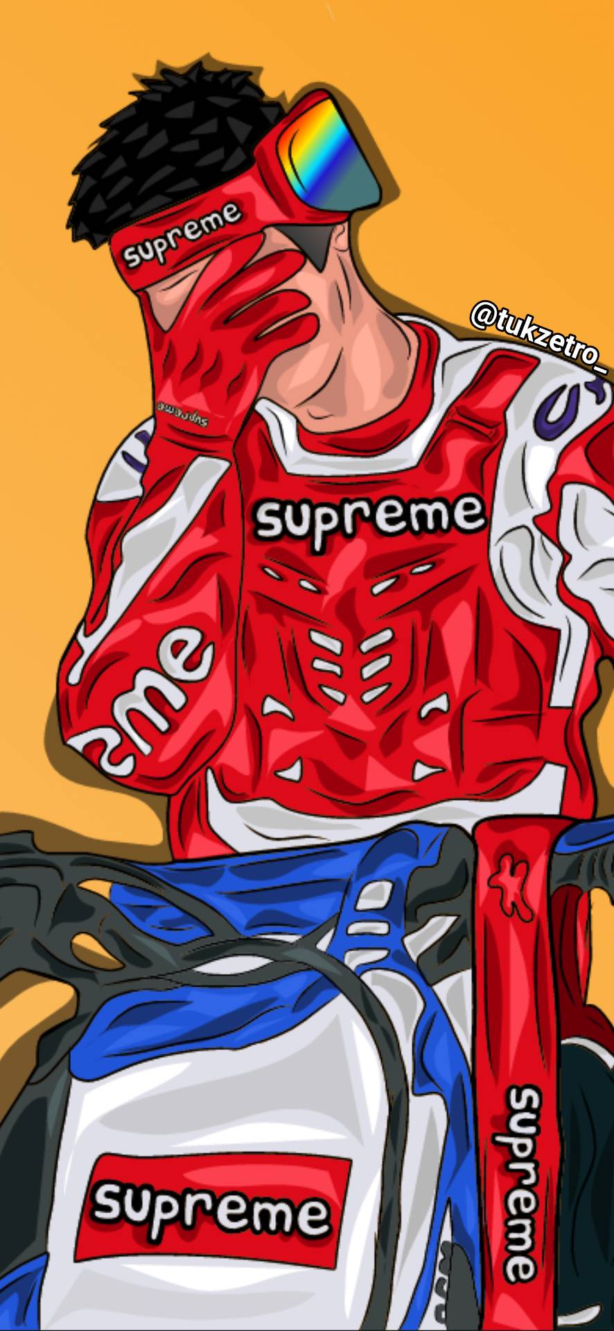 Supreme Background Image Bart Simpson Cool Wallpaper