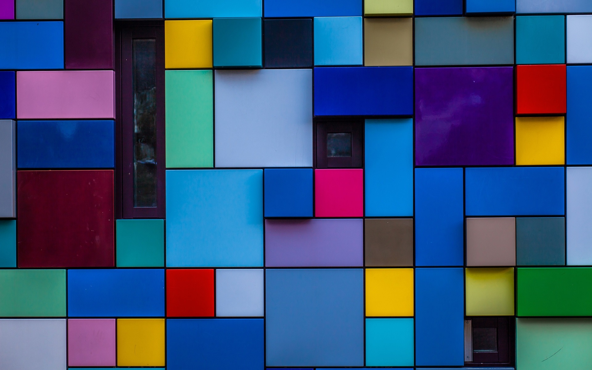 Wallpaper Colorful Blocks HD Picture Image