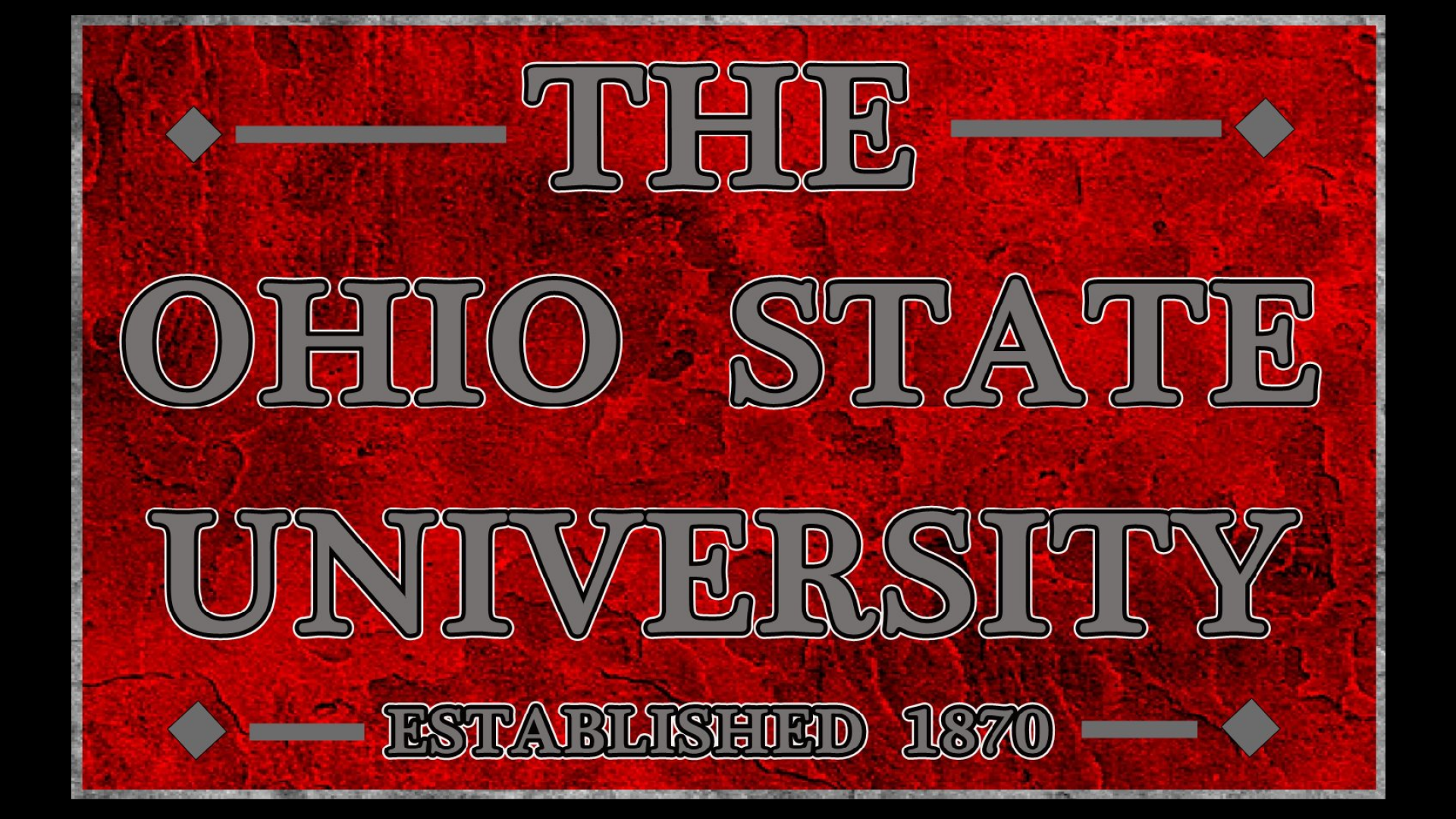 OHIO STATE UNIVERSITY ESTABLISHED 1870   Ohio State Football Wallpaper 1920x1080