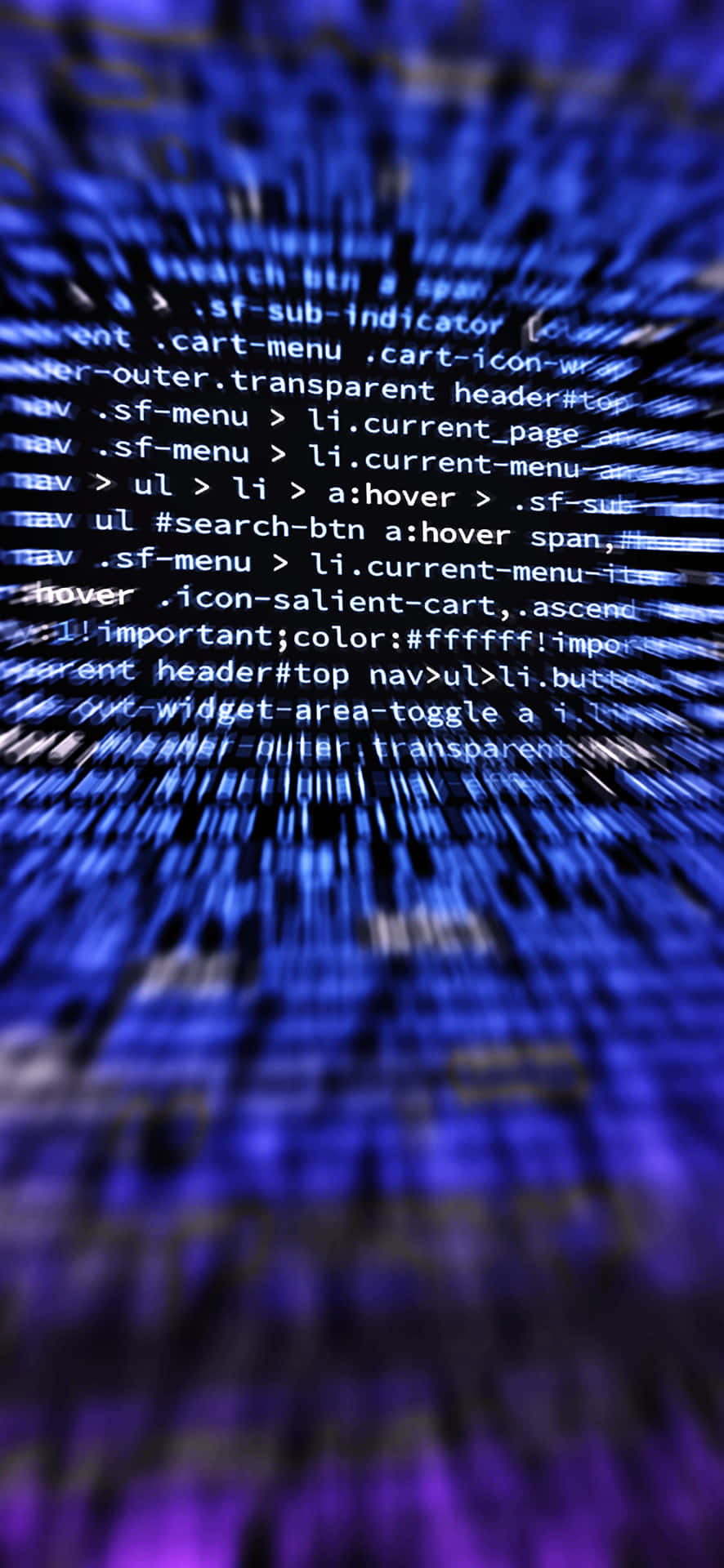 Focused Code In iPhone X Programming Background Wallpaper