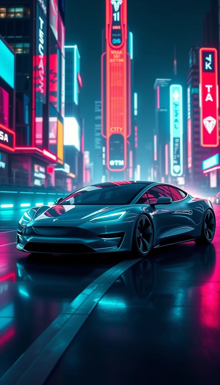 Tesla Phone Wallpaper