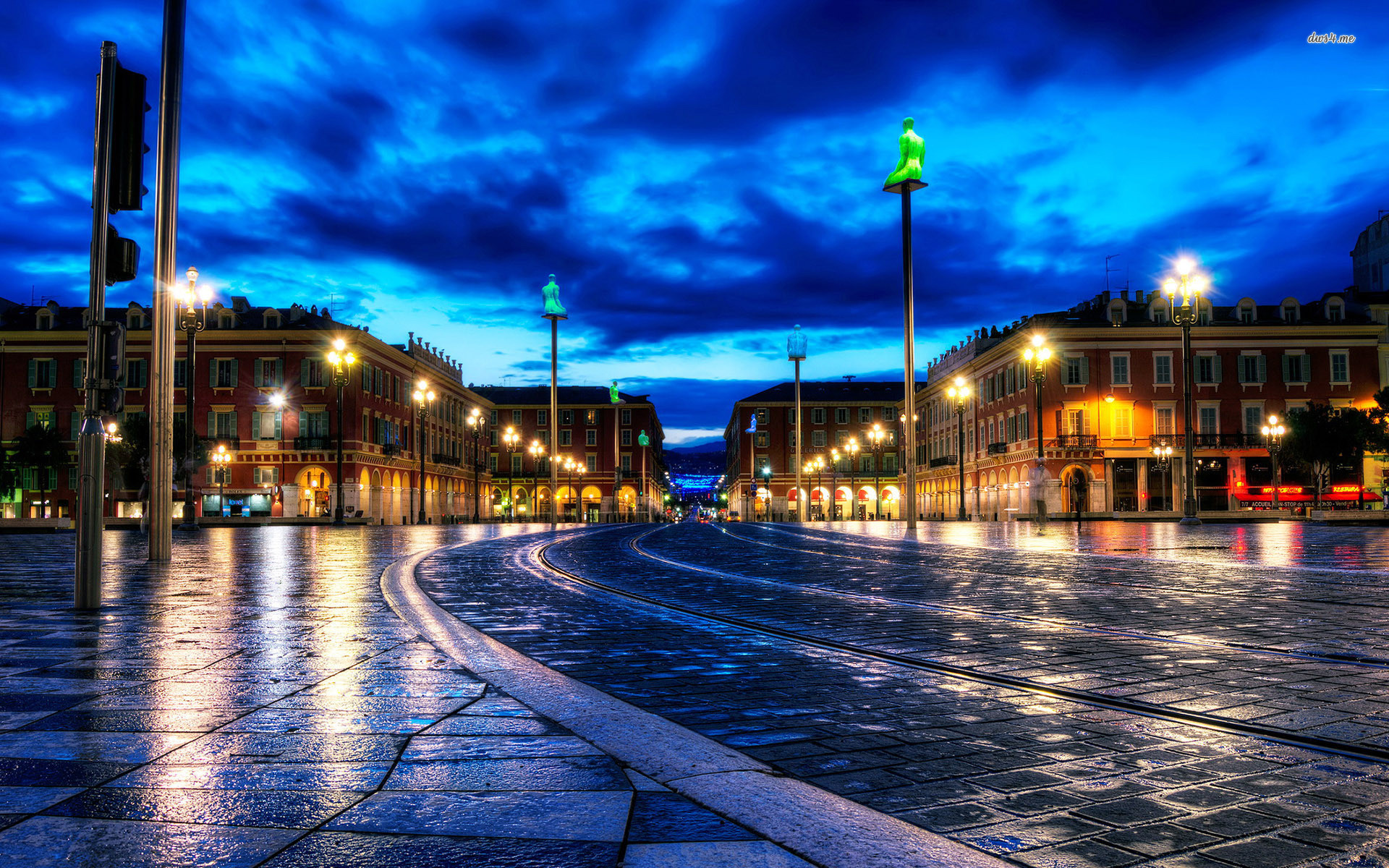 Street Wallpaper HD Night City