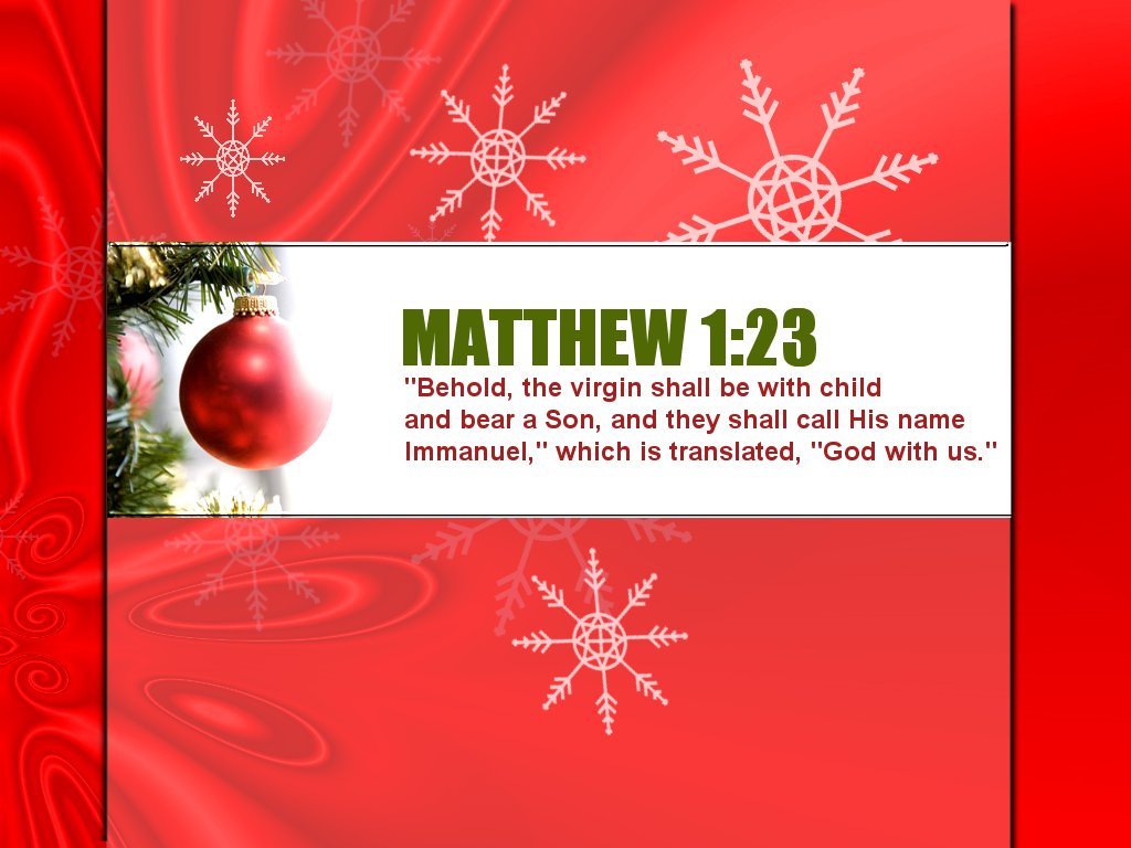 Christmas Background With Scripture HD Wallpaper