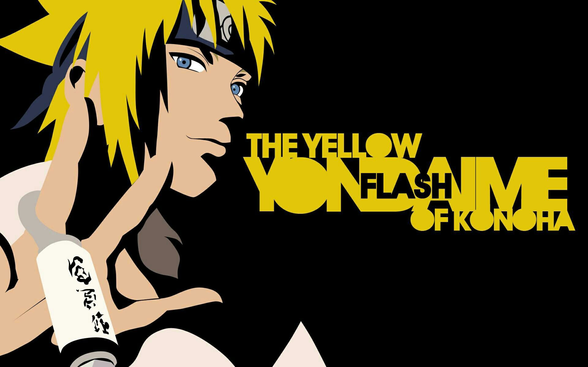 The Yellow Flash Namikazi Minato Naruto Itachi Anime