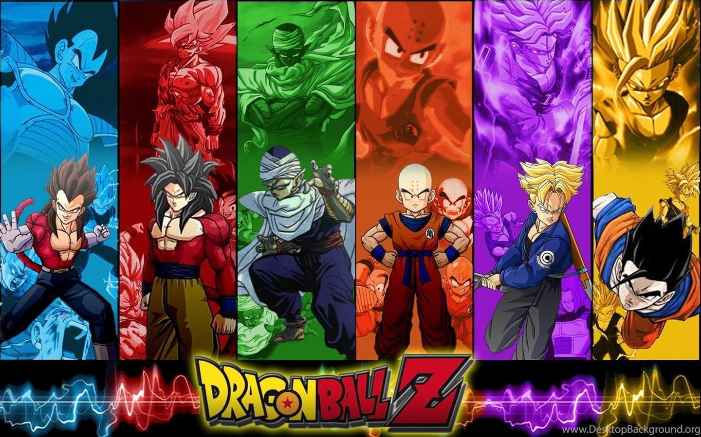 Dragon Ball Z Characters Desktop Wallpaper