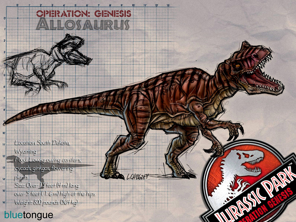 Jurassic Park Allosaurus See Best Of Photos Dinosaur Movies