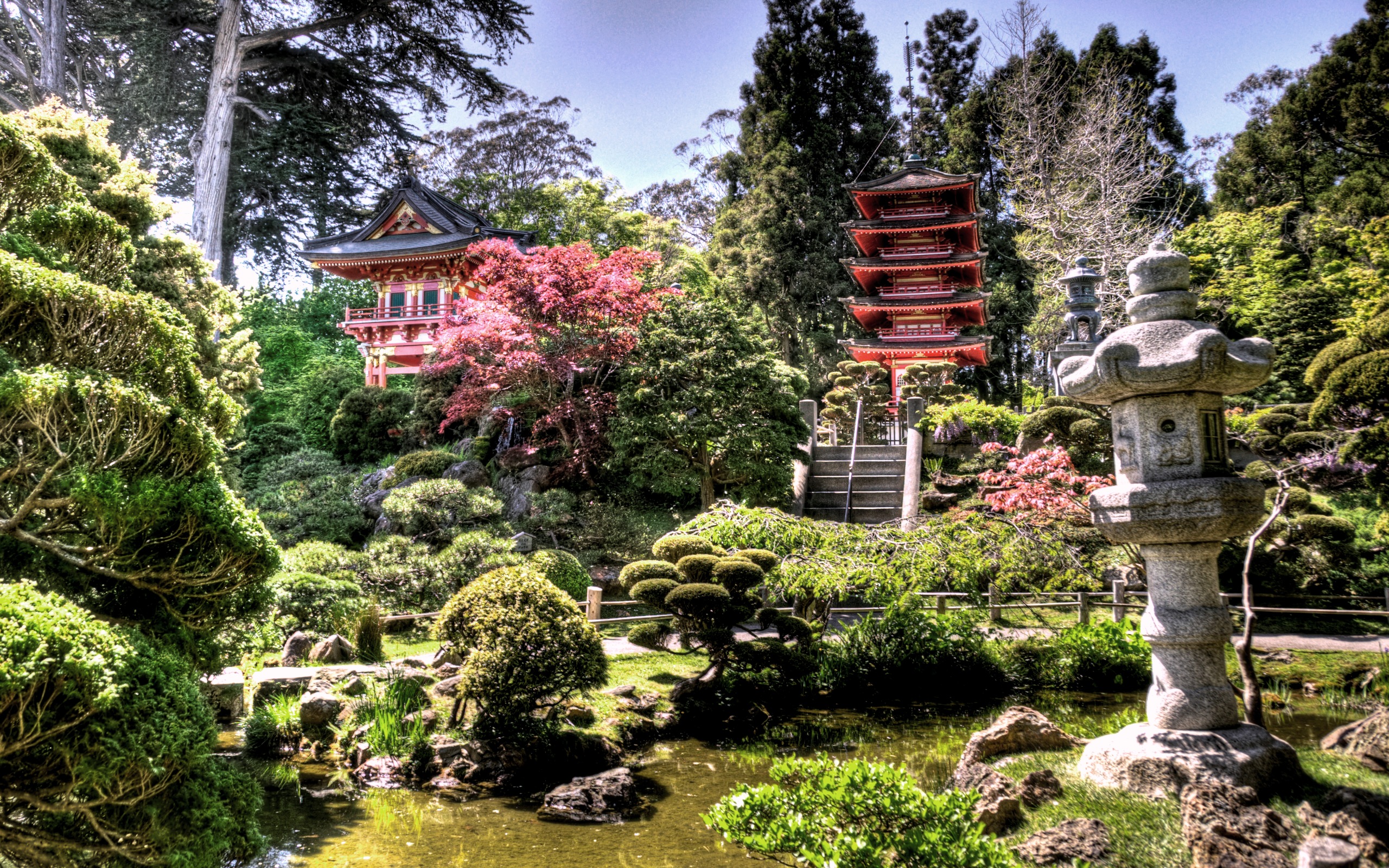 Japanese Tea Garden Desktop Wallpaper