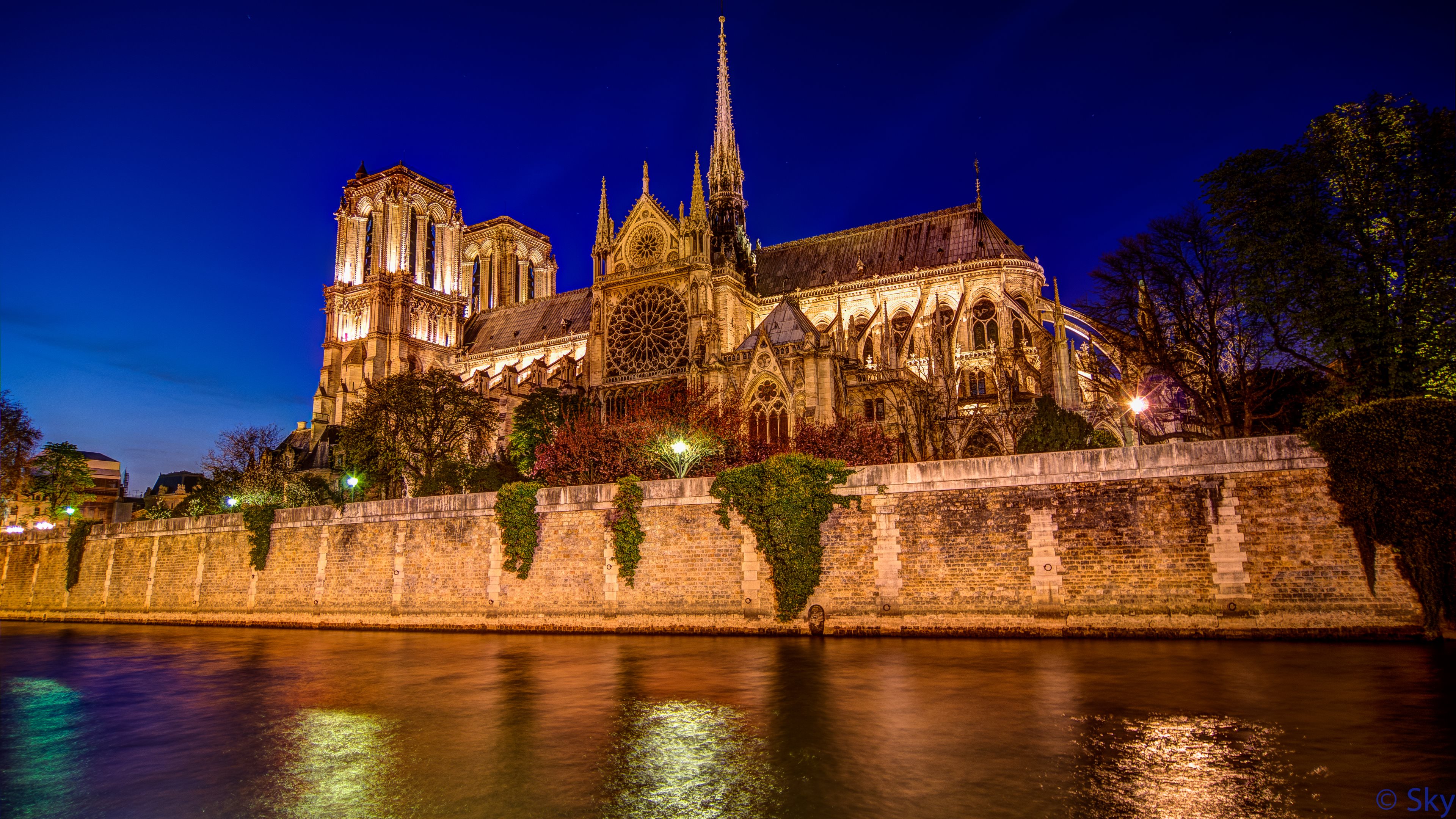 Notre Dame De Paris HD Wallpaper 4k