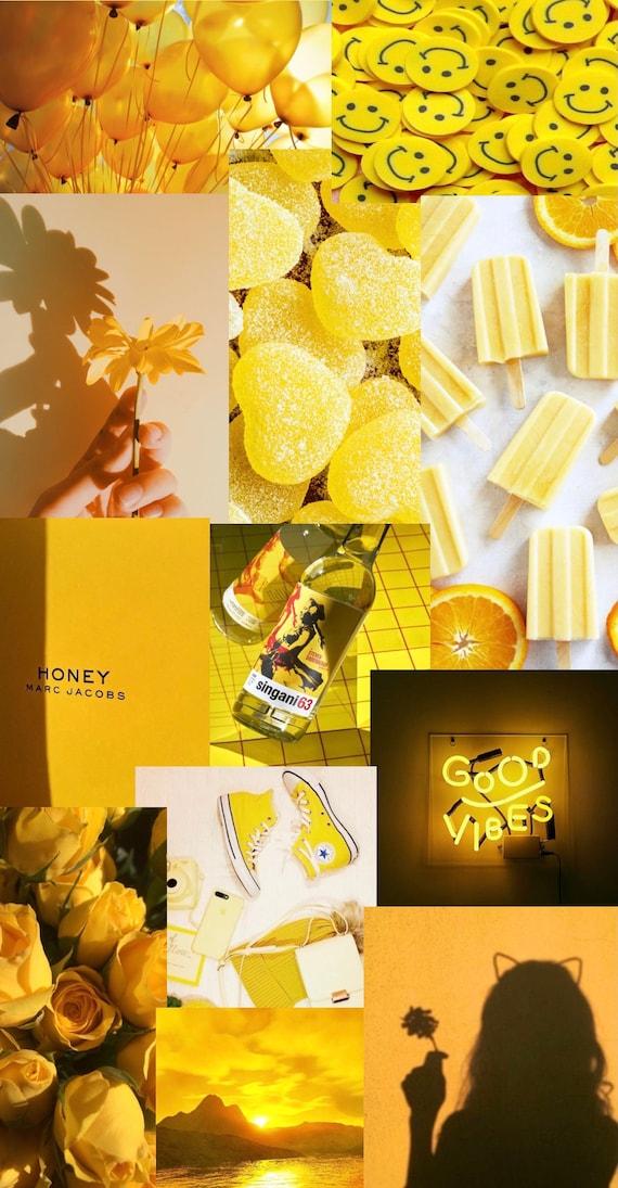 Free download Yellow Aesthetic Wallpaper Etsy Canada [570x1096] for ...
