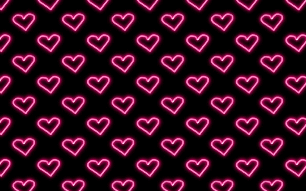 All Animated Pink Neon Hearts Background Image Pics Ments