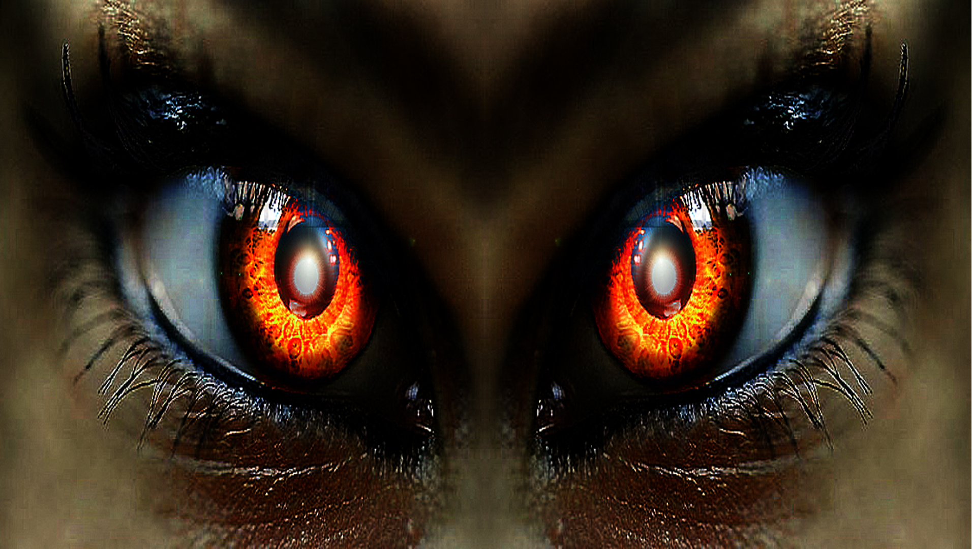 Evil Eyes Wallpaper HD Background