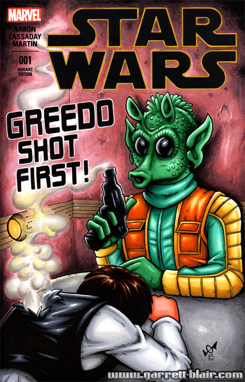 Greedo Shot First Sketch Cover By Gb2k