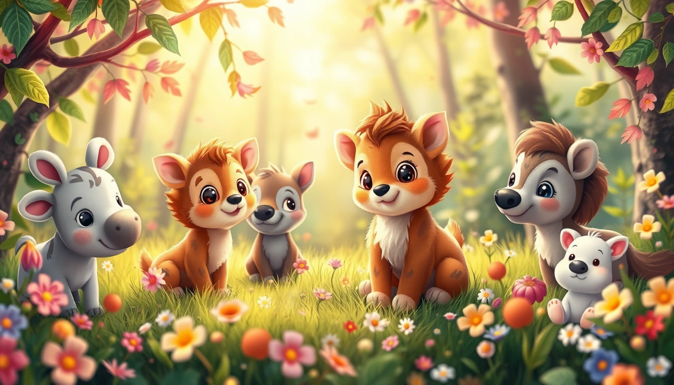 Cute Animal Background