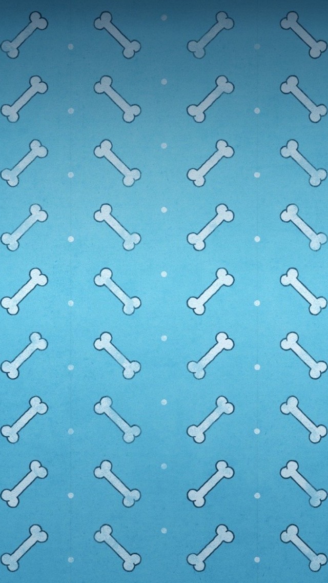 Cute Bone Patterns Wallpaper iPhone