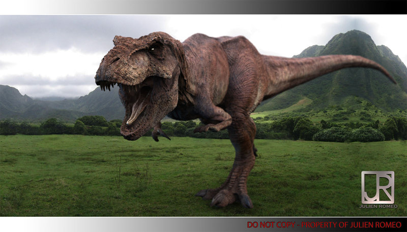 Jurassic Park Trex By Giu3232
