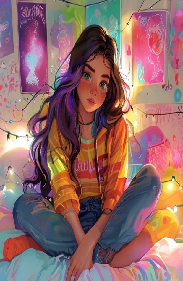 Cute Teen Girl Wallpaper