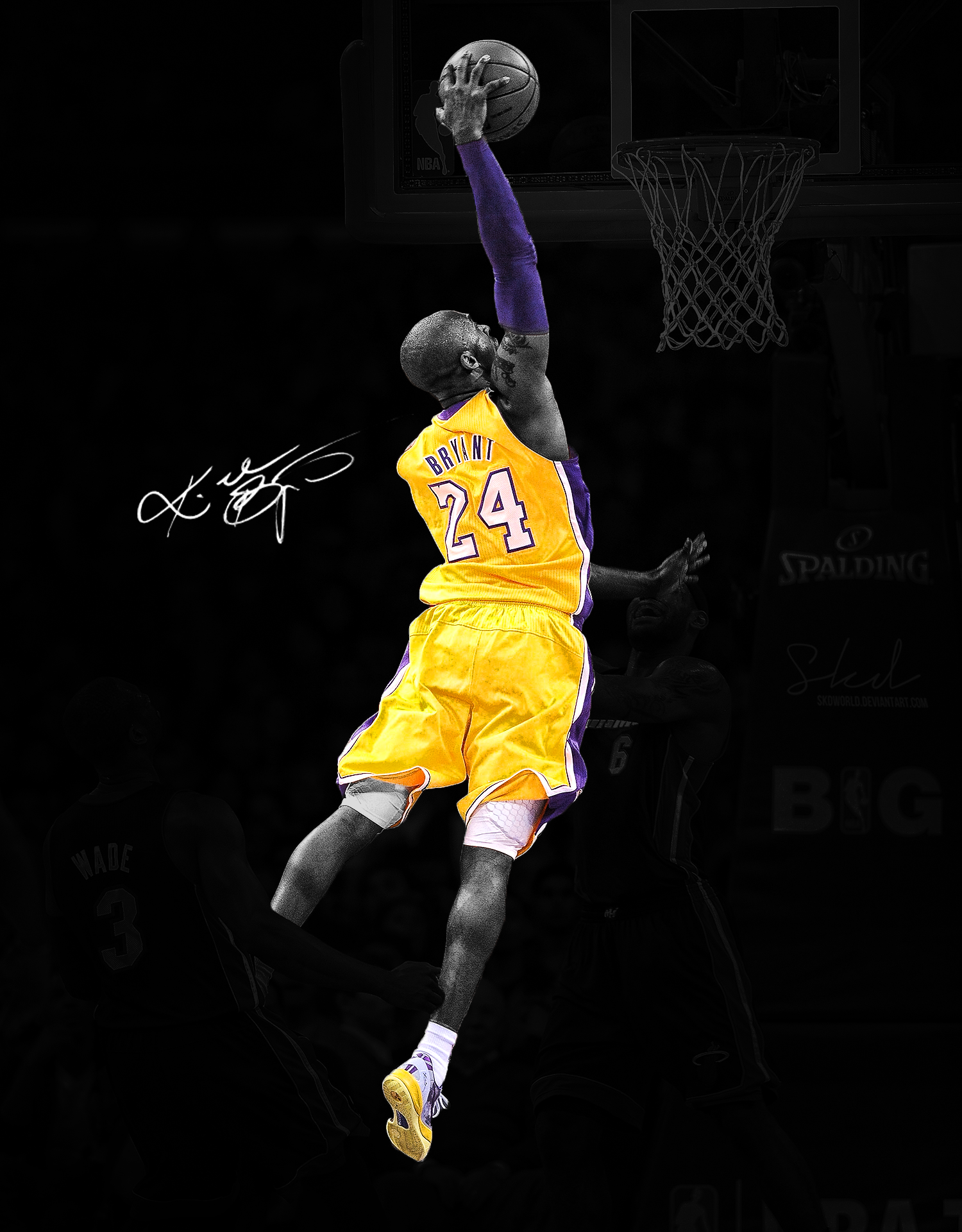 Kobe Bryant Dunk On Lebron James Wallpapers Hd Resolution Is Cool