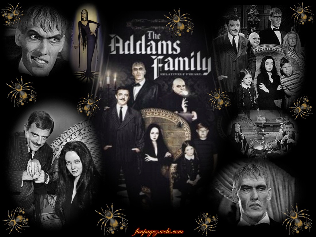 Addams Family Movie And 60s Tv Series Classic New Monsters