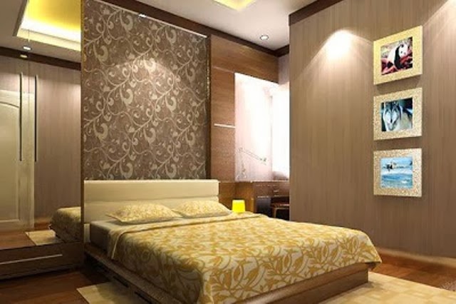 Wallpaper Dinding Kamar Tidur Mewah Jpg