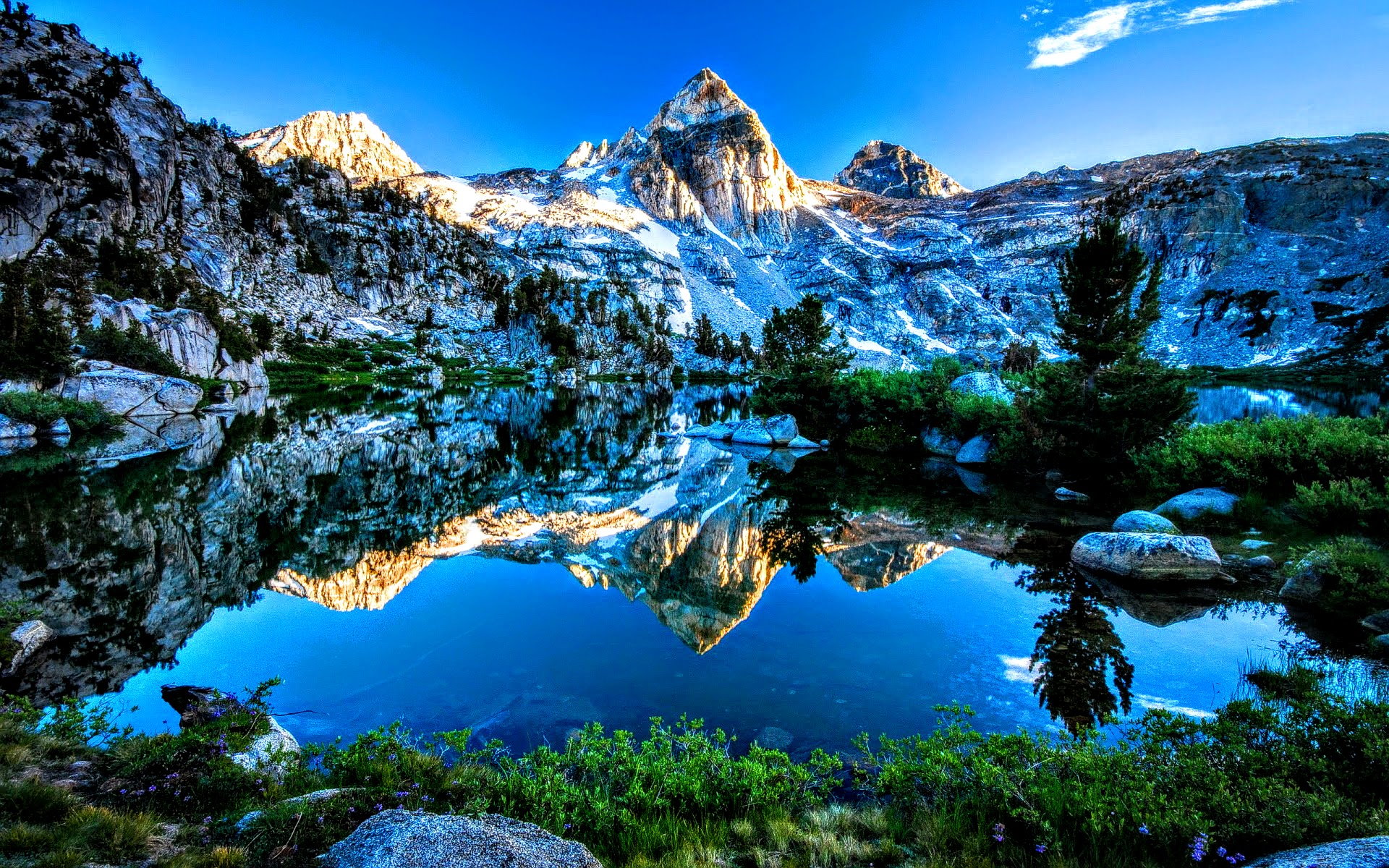 Beautiful Mountain Lake Scenery Wallpaper By Rogue