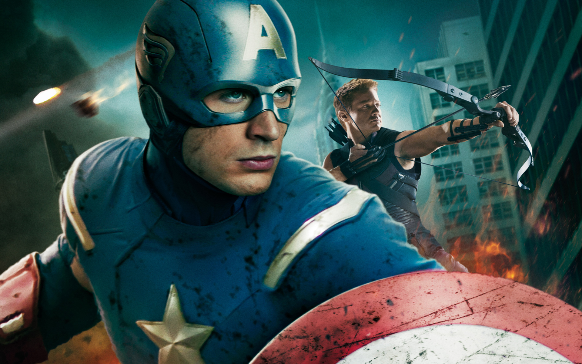 Captain America In Avengers Movie Wallpaper HD