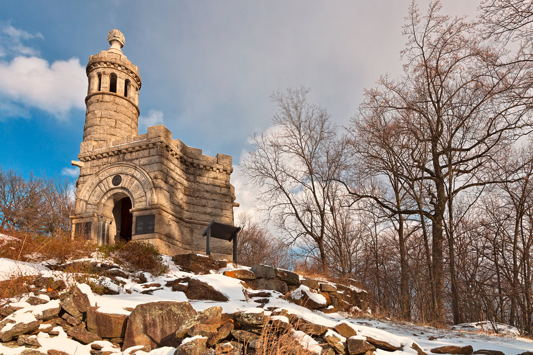 Winter Gettysburg Castle HDr Stock By Somadjinn