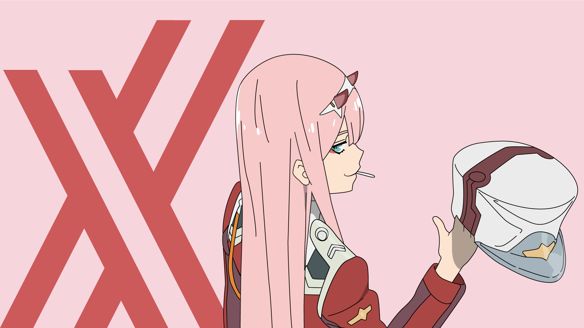 Zero Two from Darling in the Franxx by WalidSodki on