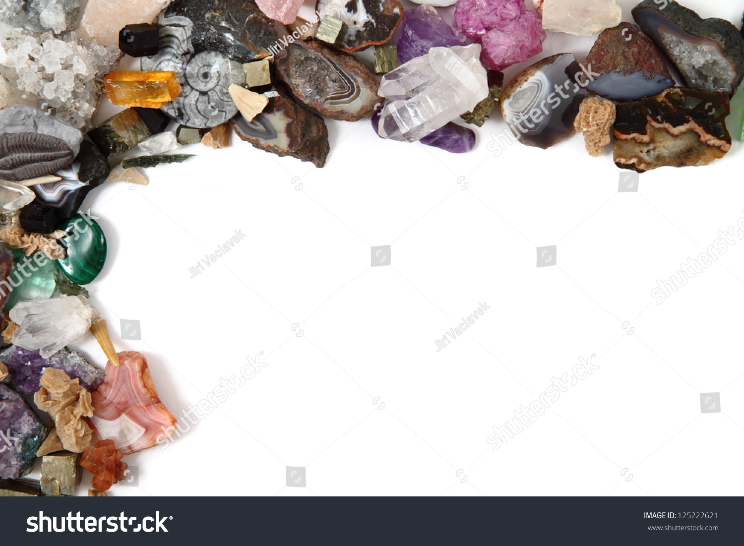 Minerals Gemstones Background Stock Photo Edit Now