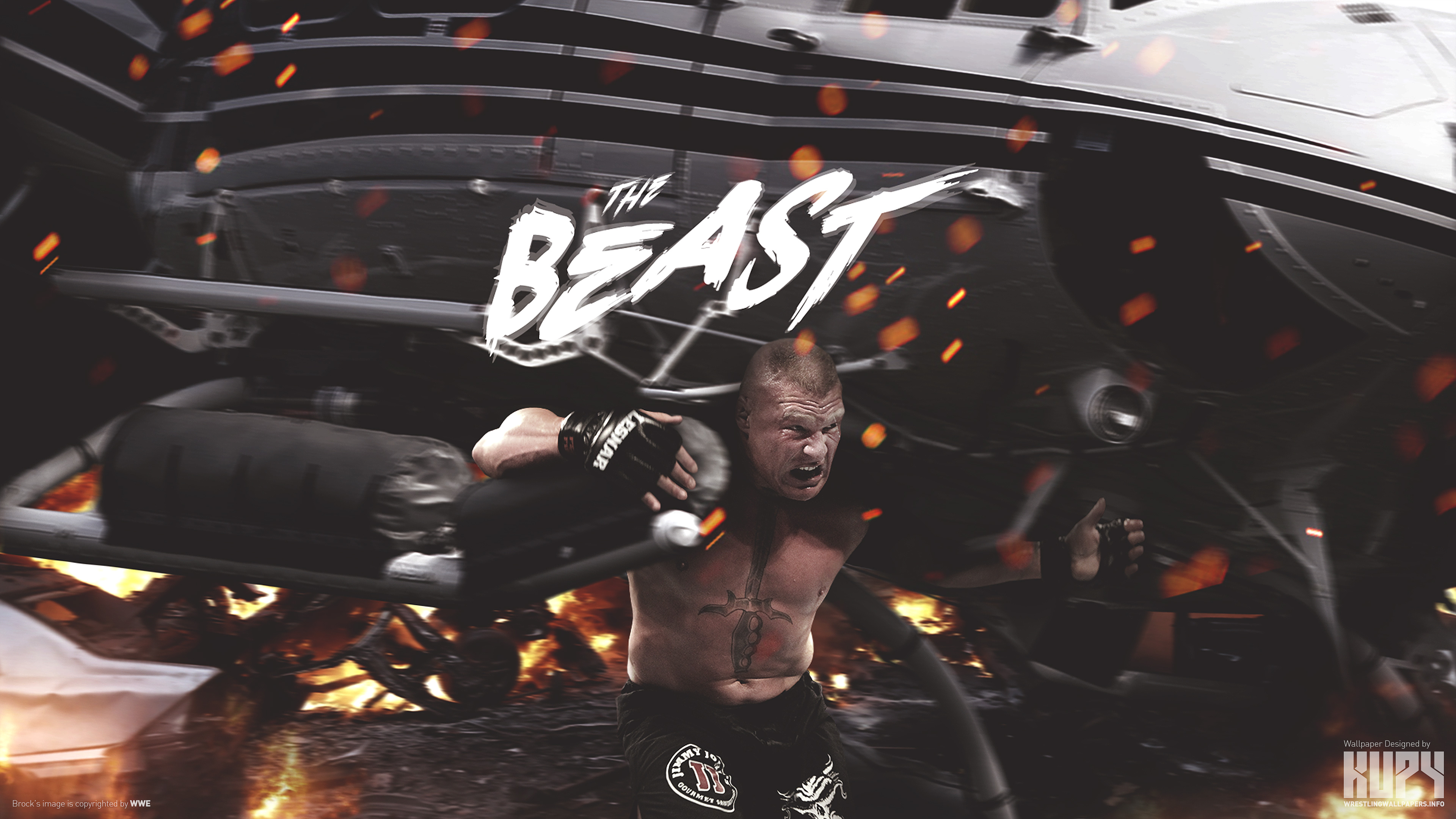 The Beast Brock Lesnar Wallpaper