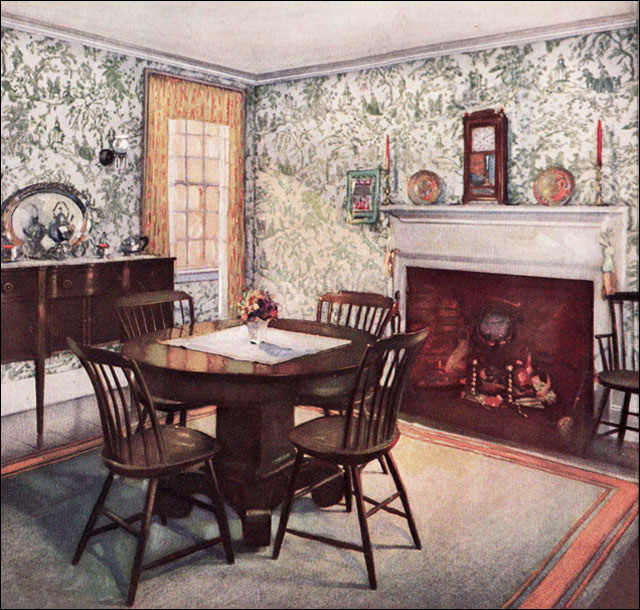 Colonial Style Dining Room F