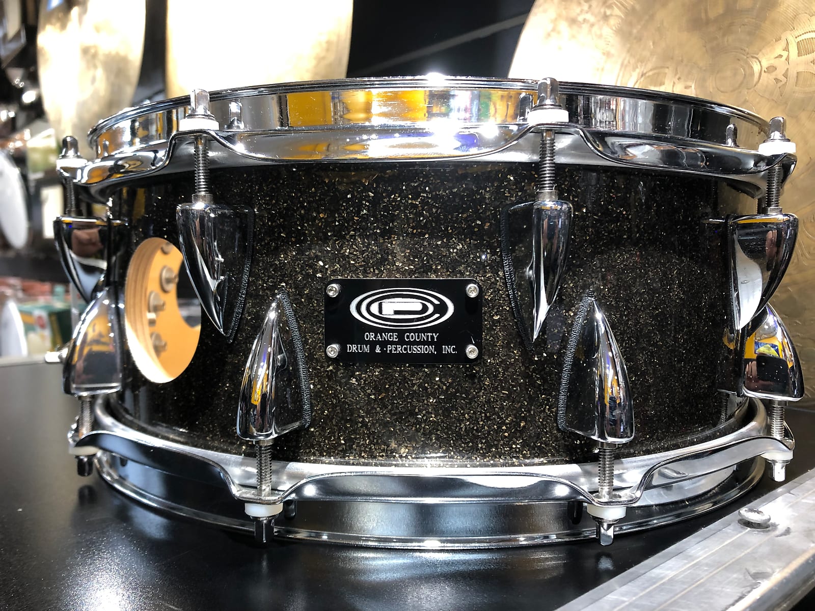 O C D P Usa X Vented Maple Snare Drum Ply Black