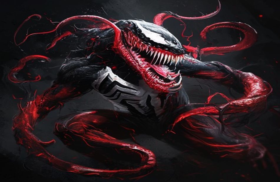 Red Venom Wallpaper