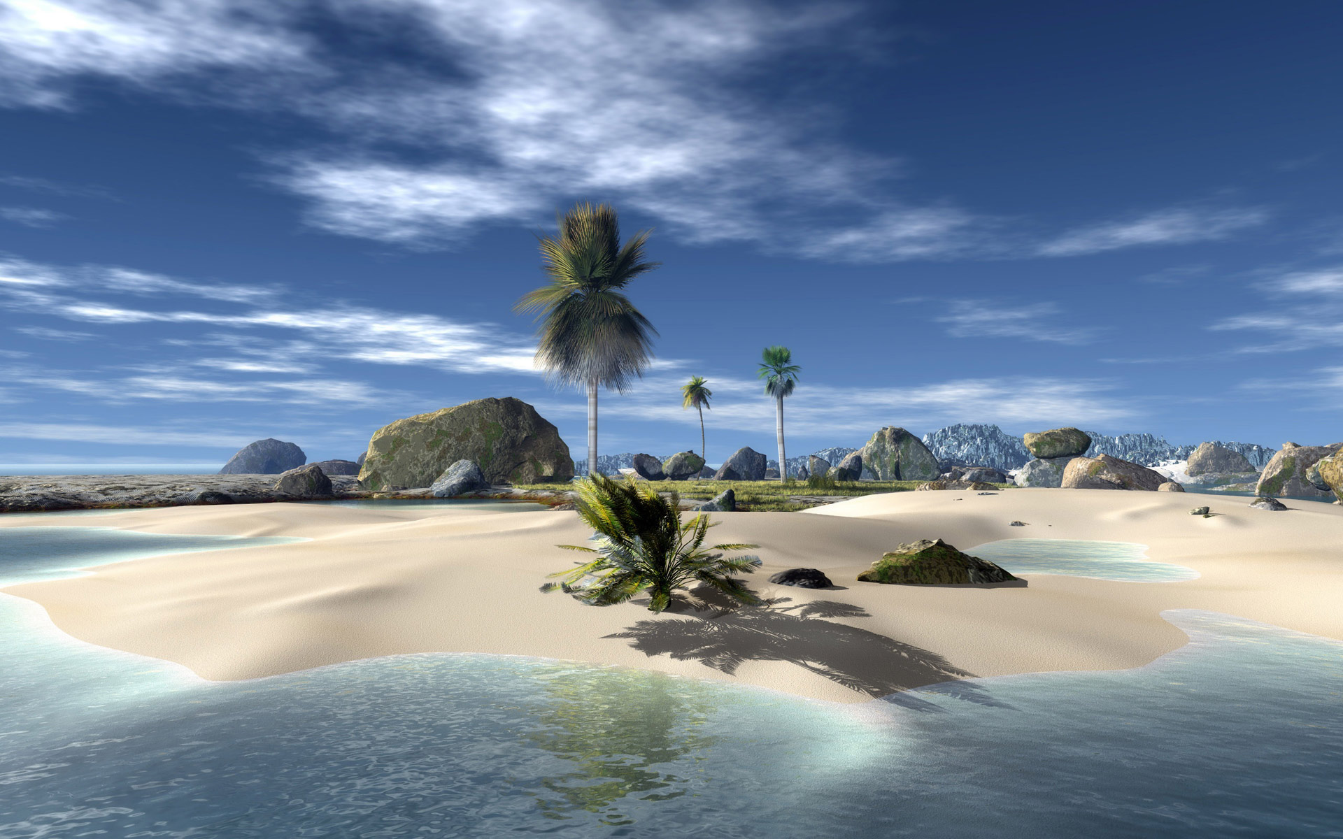 Tropical Beach 3D