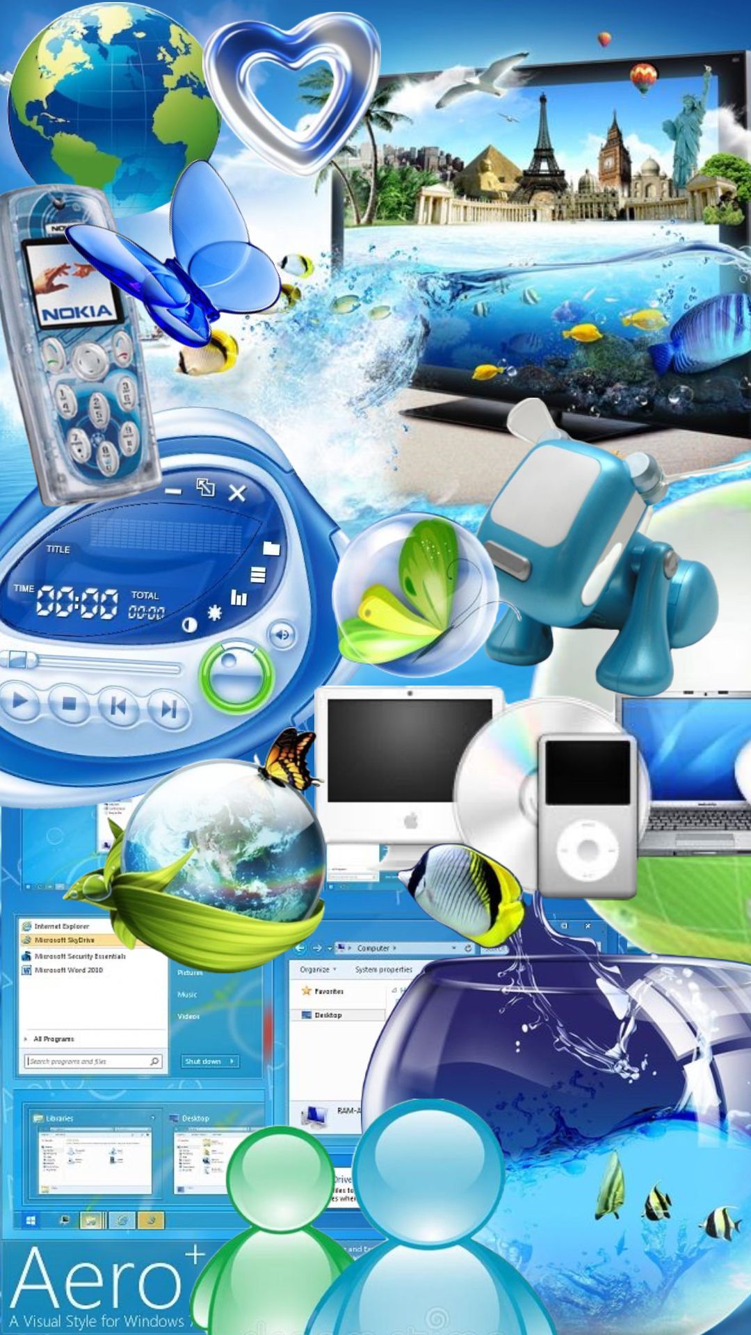 Frutigeraero Early2000s Technologycore Wallpaper