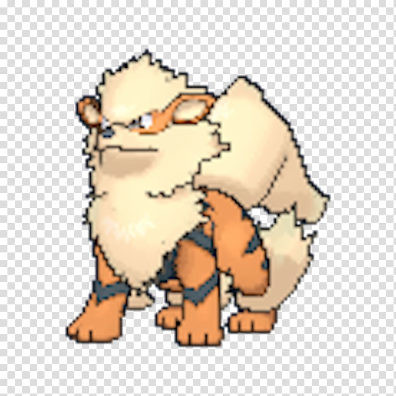 Arcanine Pok Mon Red And Blue Growlithe Black White