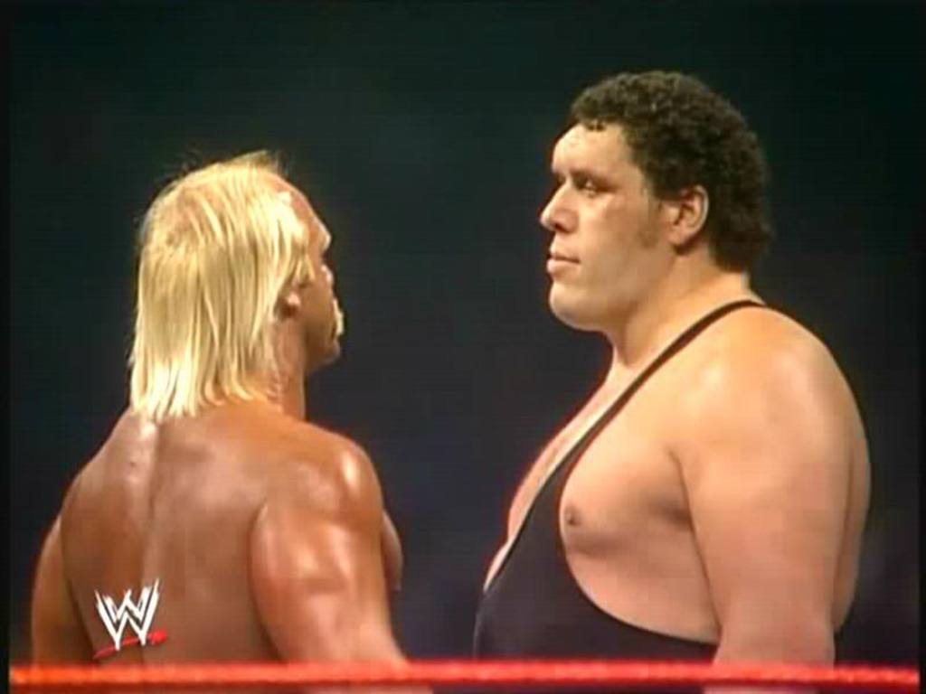 Hulk Hogan and Andre the Giant Wallpaper  yvt2