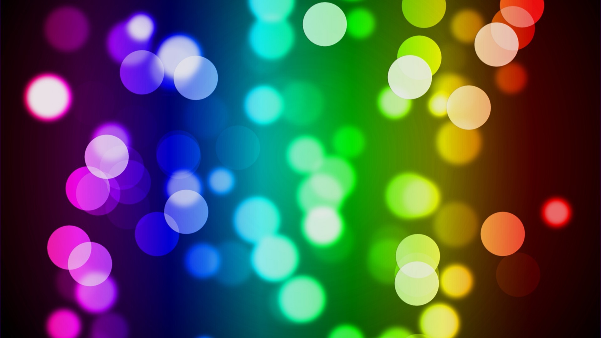 Colorful Bokeh HD Desktop Wallpaper
