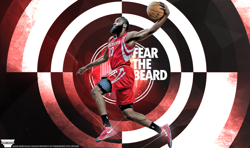 James Harden Poster By Ammsdesings