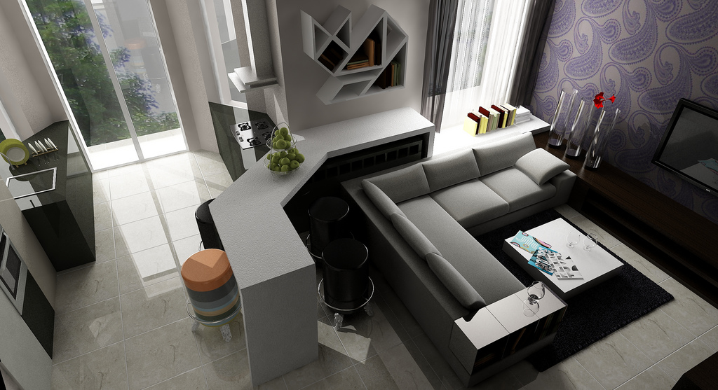 adhesive wallpaper design for living room