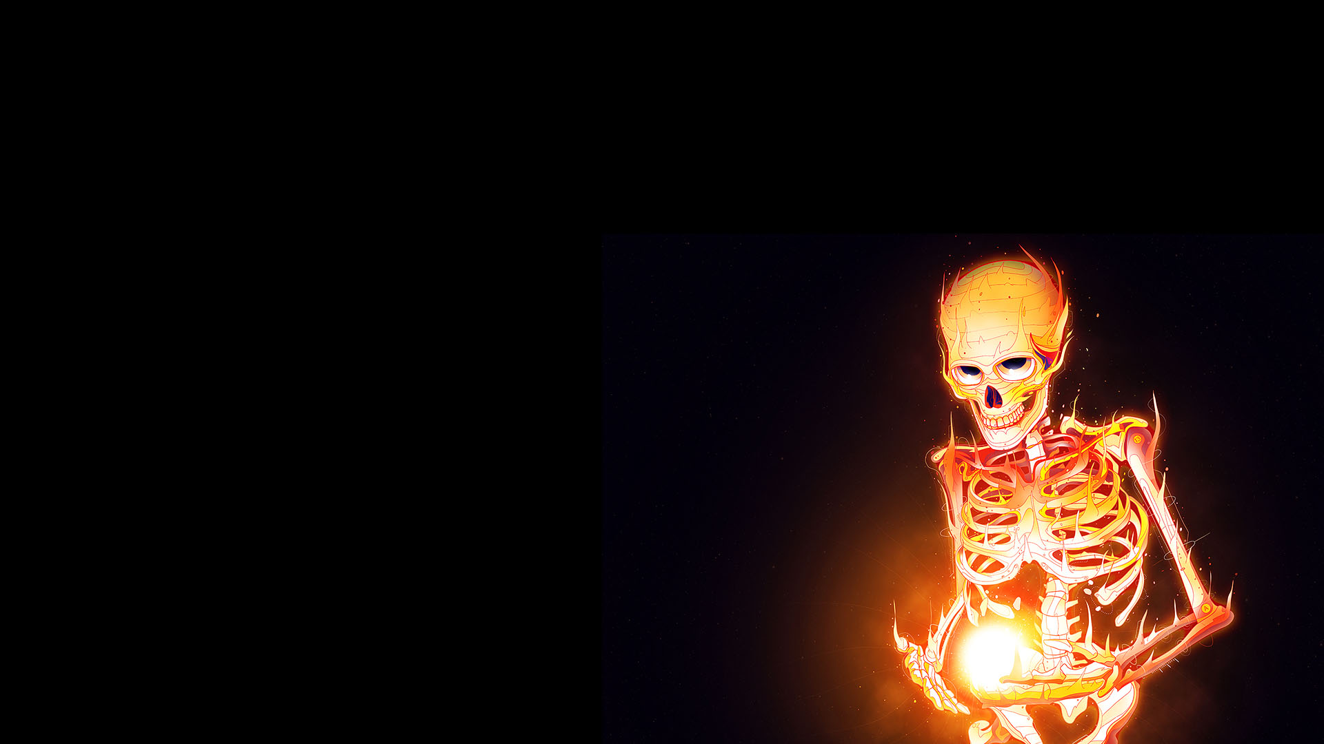 Dark Skeleton HD Wallpaper