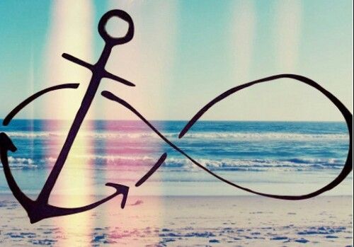 Background infinity with anchor Infinity Pinterest 500x349