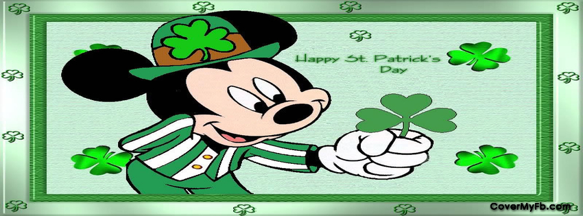 Mickey Mouse St Patrick S Day Fb Covers