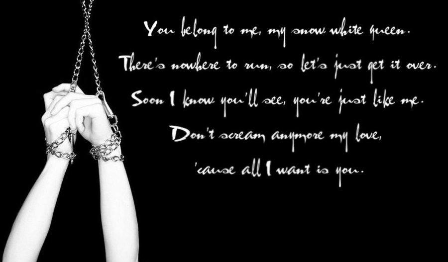 Evanescence Snow White Queen Lyric Wallpaper by Curious Phantom on