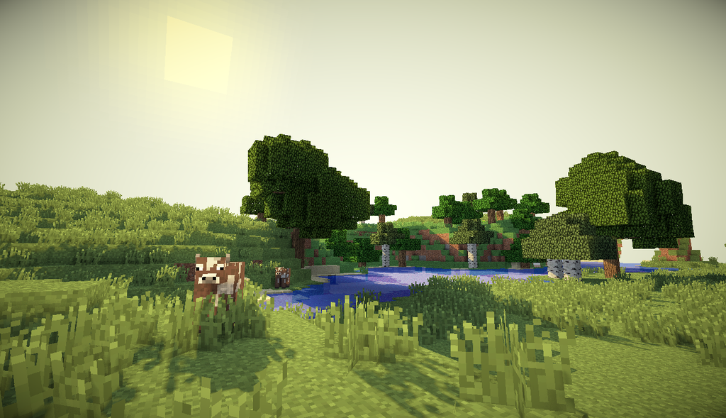 Minecraft Shaders Wallpaper Shader By Pronorst