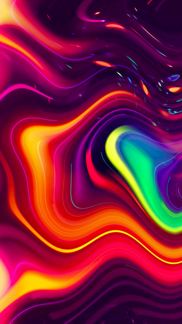 Trippy iPhone Background Mobile Creatives