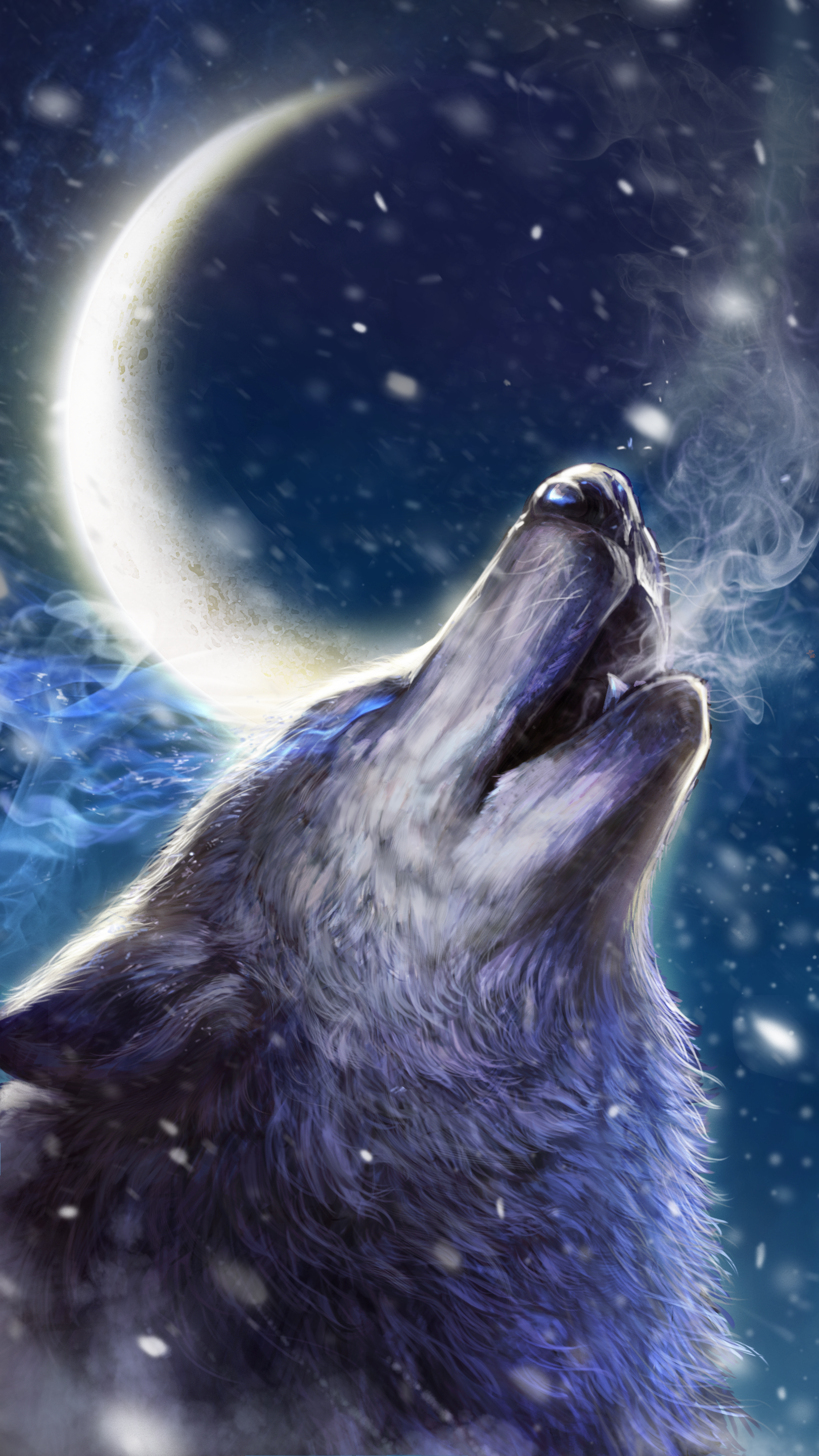 Howling Wolf Live Wallpaper Android From
