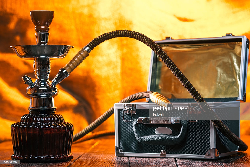 Hookah Over Fire Light Background Stock Photo Getty Image